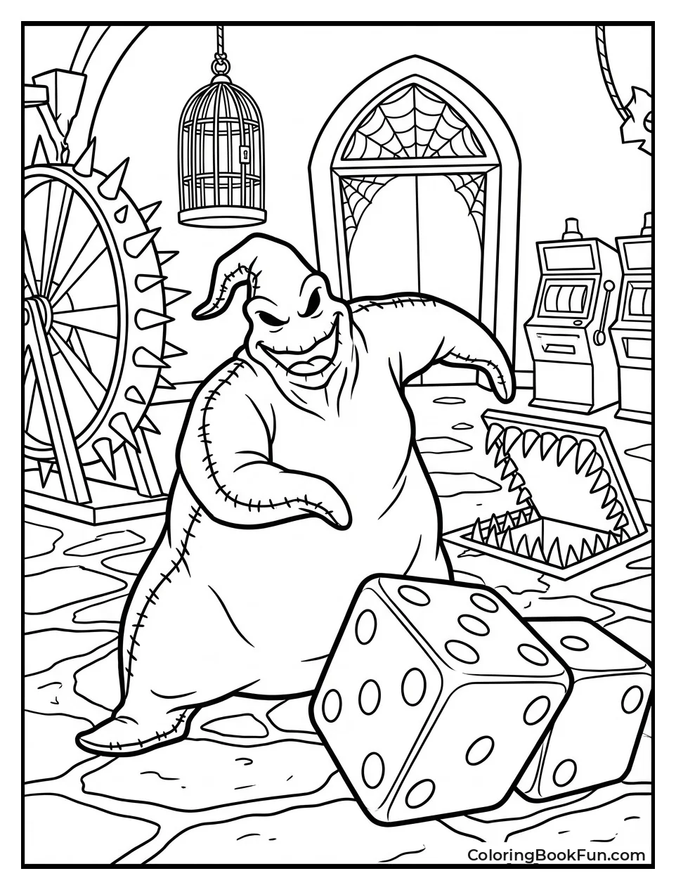 Oogie Rolls Giant Dice