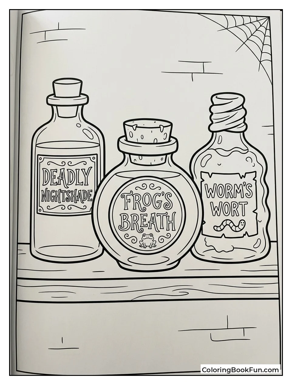 Sally Lines up Potions