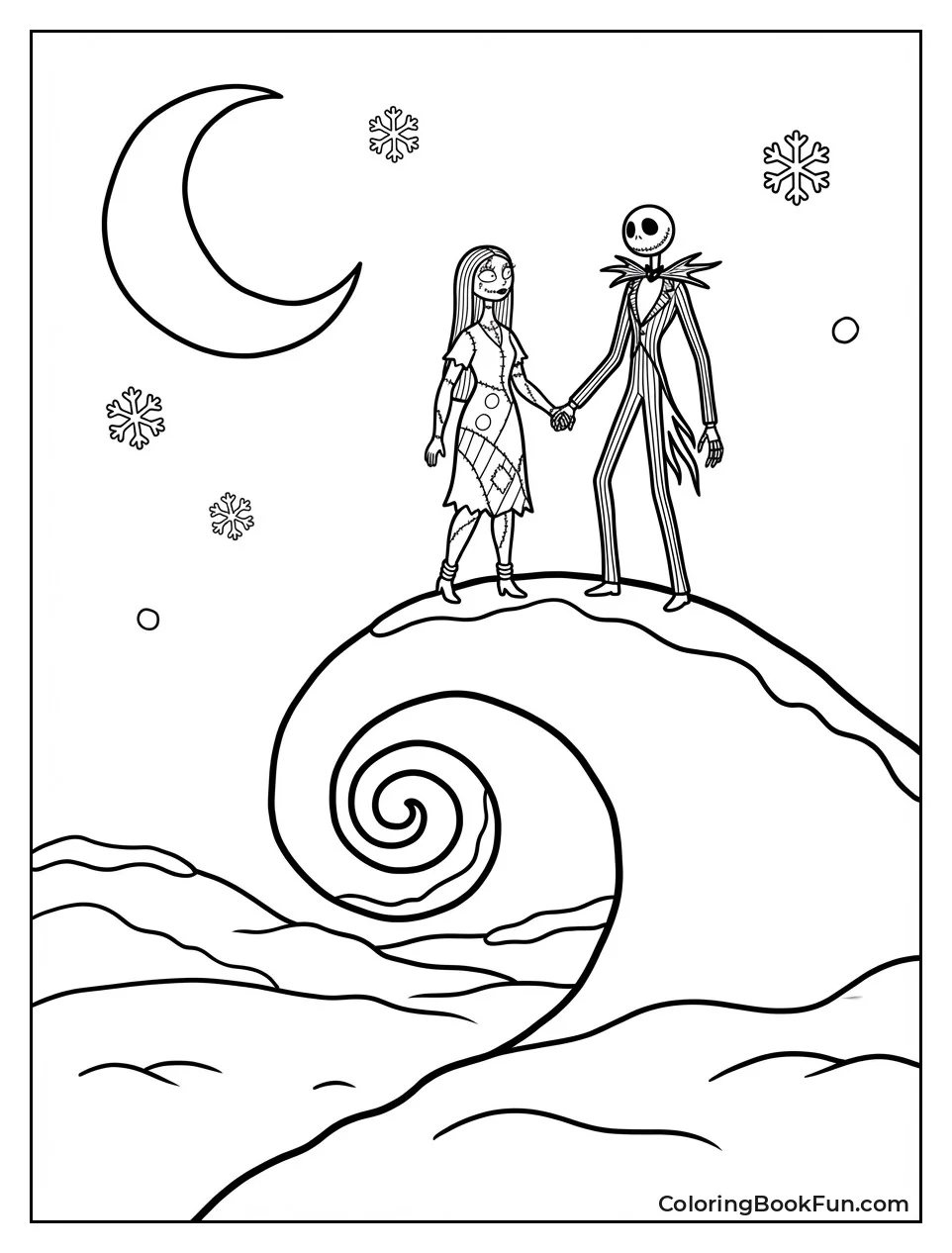 Jack Holds Sally Hand