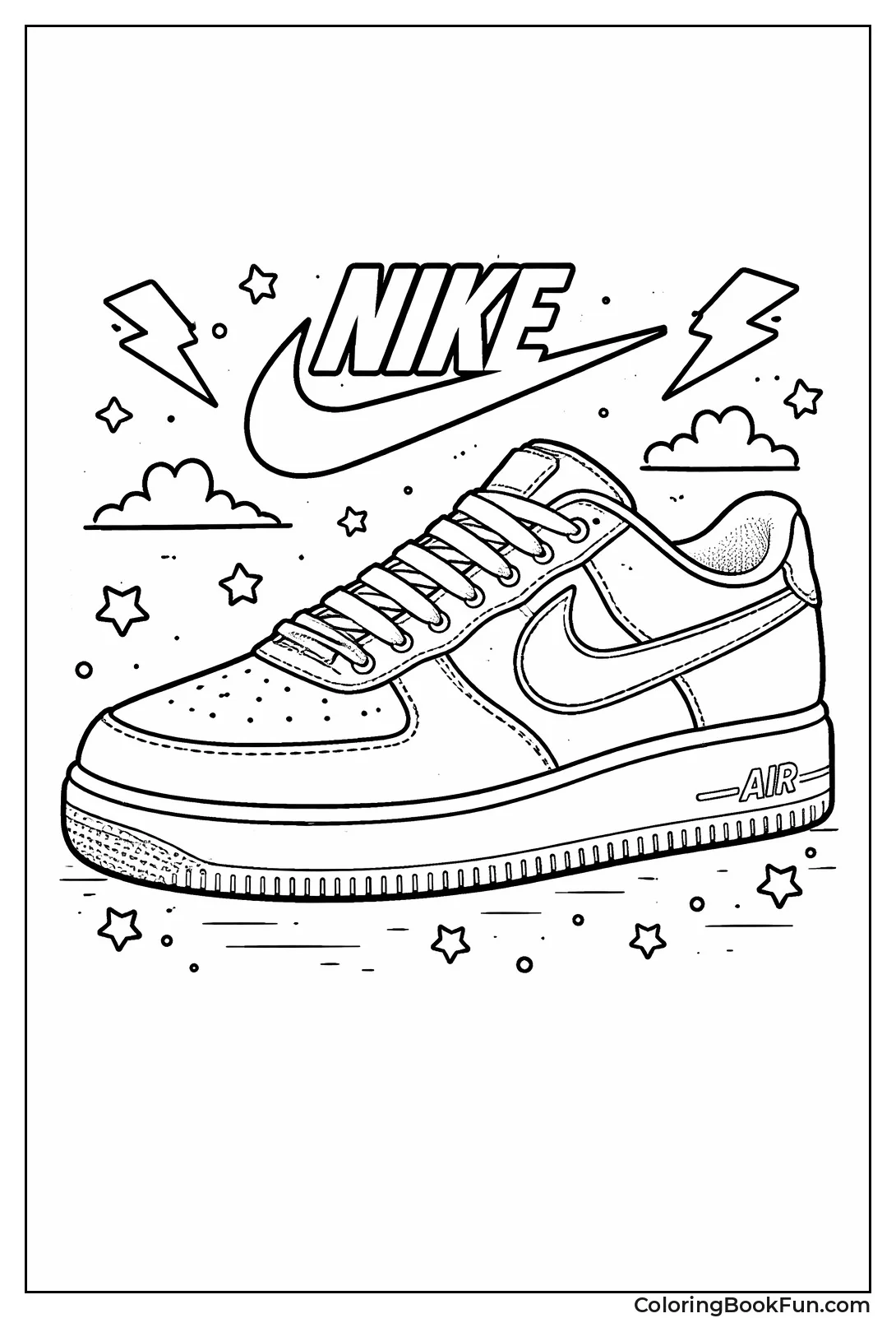 White Air Force One Sneaker