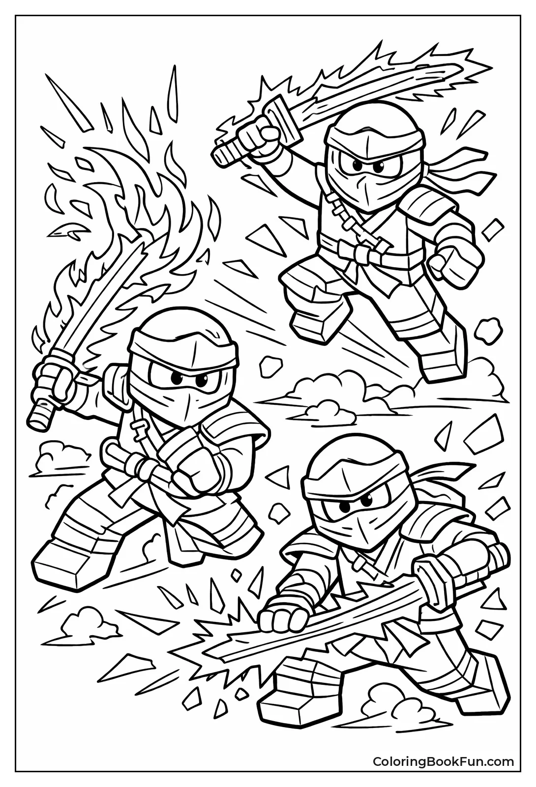 Ninja Elemental Swords