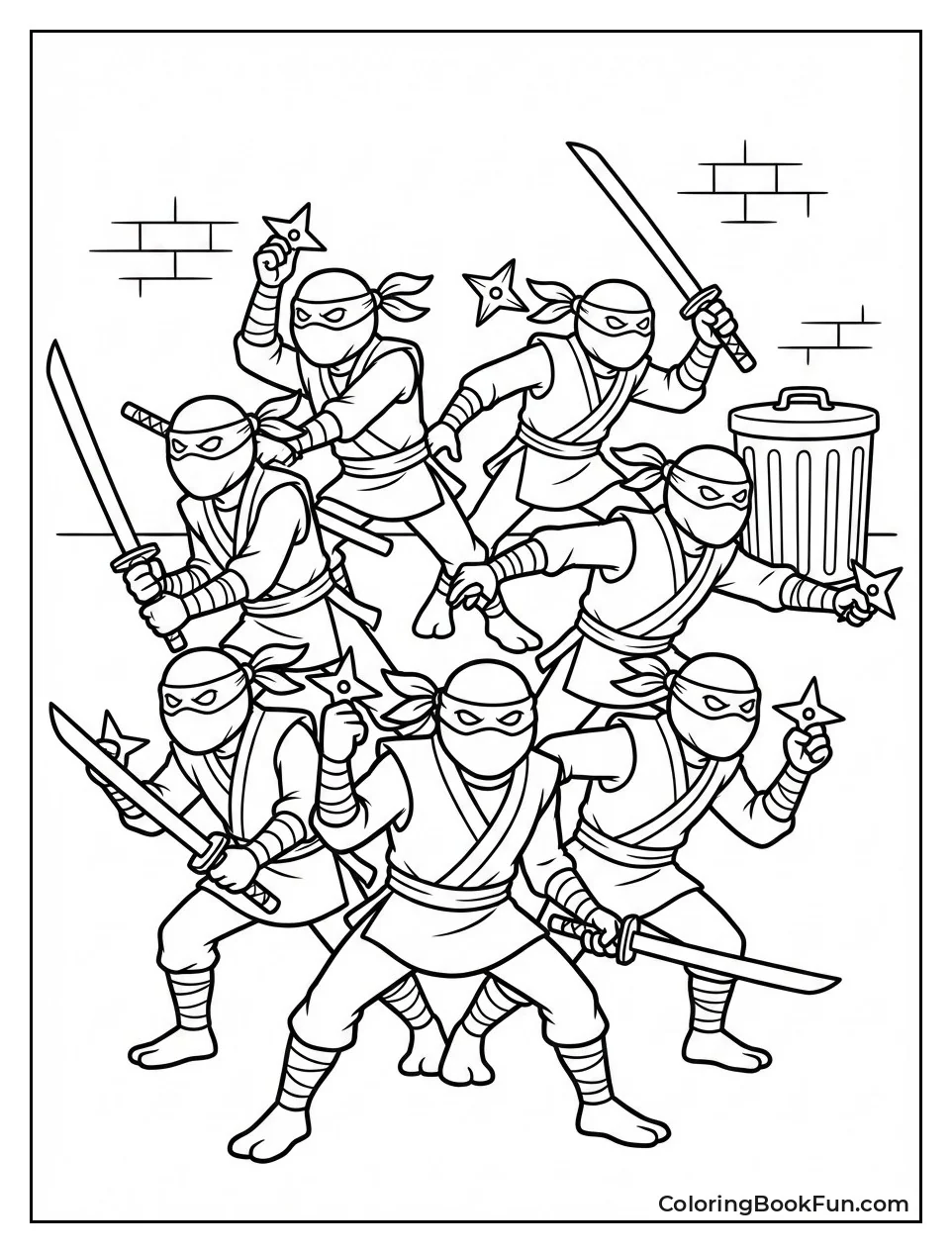 Foot Clan Attack Formation