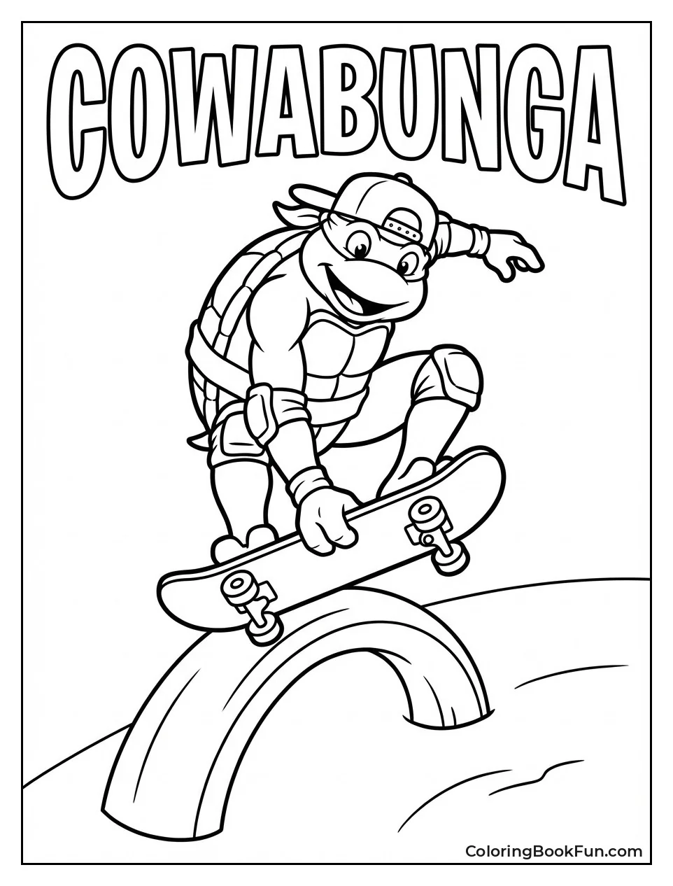 Mikey Kickflips Sewer Pipe