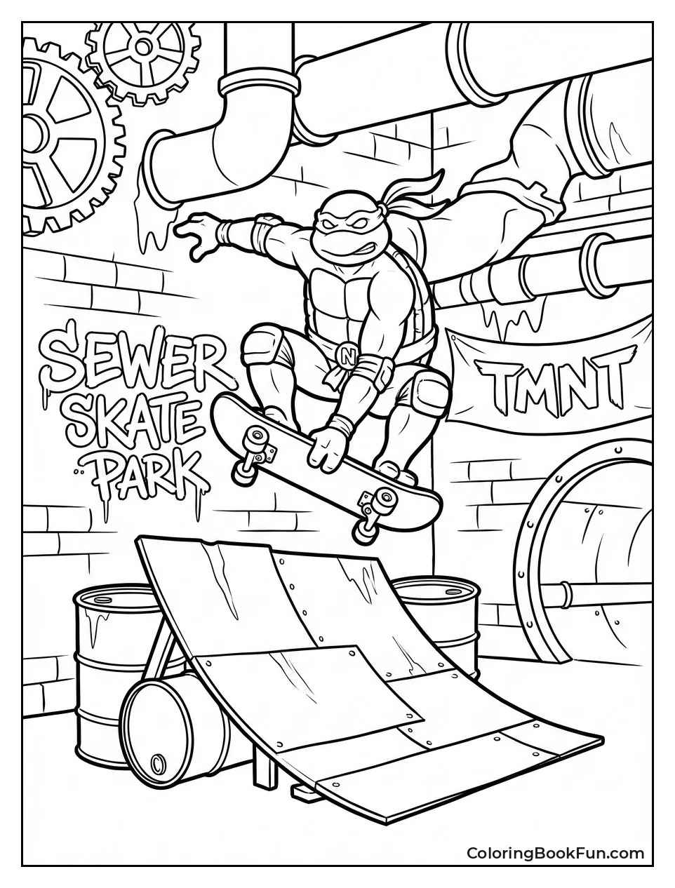 Sewer Skate Park Ramps