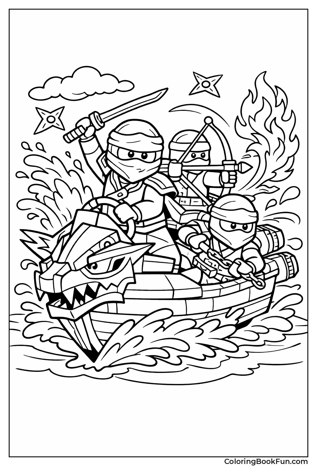 Ninjago Ninja Speedboat