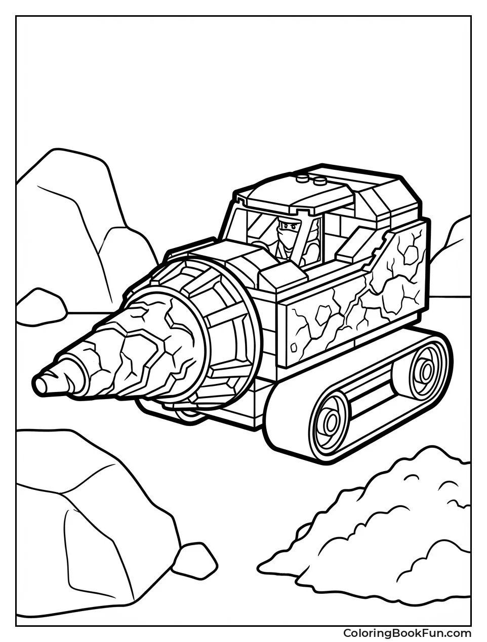 Cole Drives Rock Driller