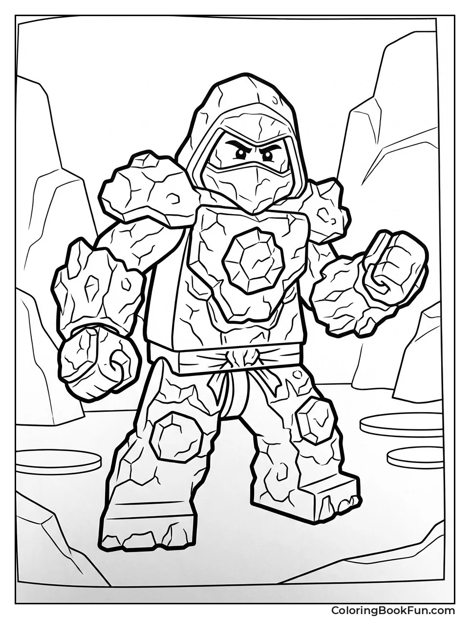 Cole Roars as Rock Golem