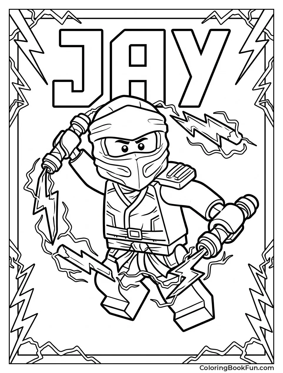 Jay Swings Lightning Nunchucks