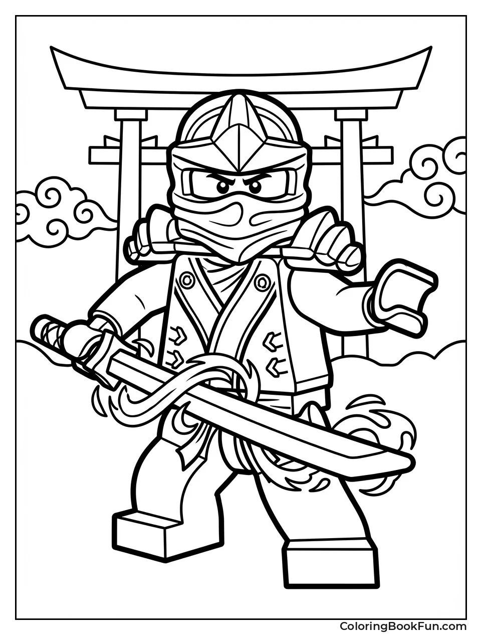 Lloyd Poses as Green Ninja