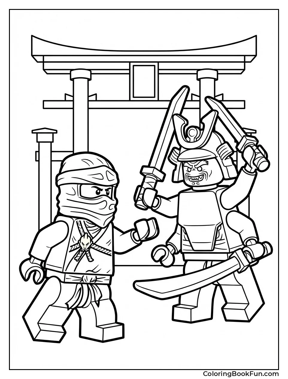 Movie Lloyd Fights Garmadon