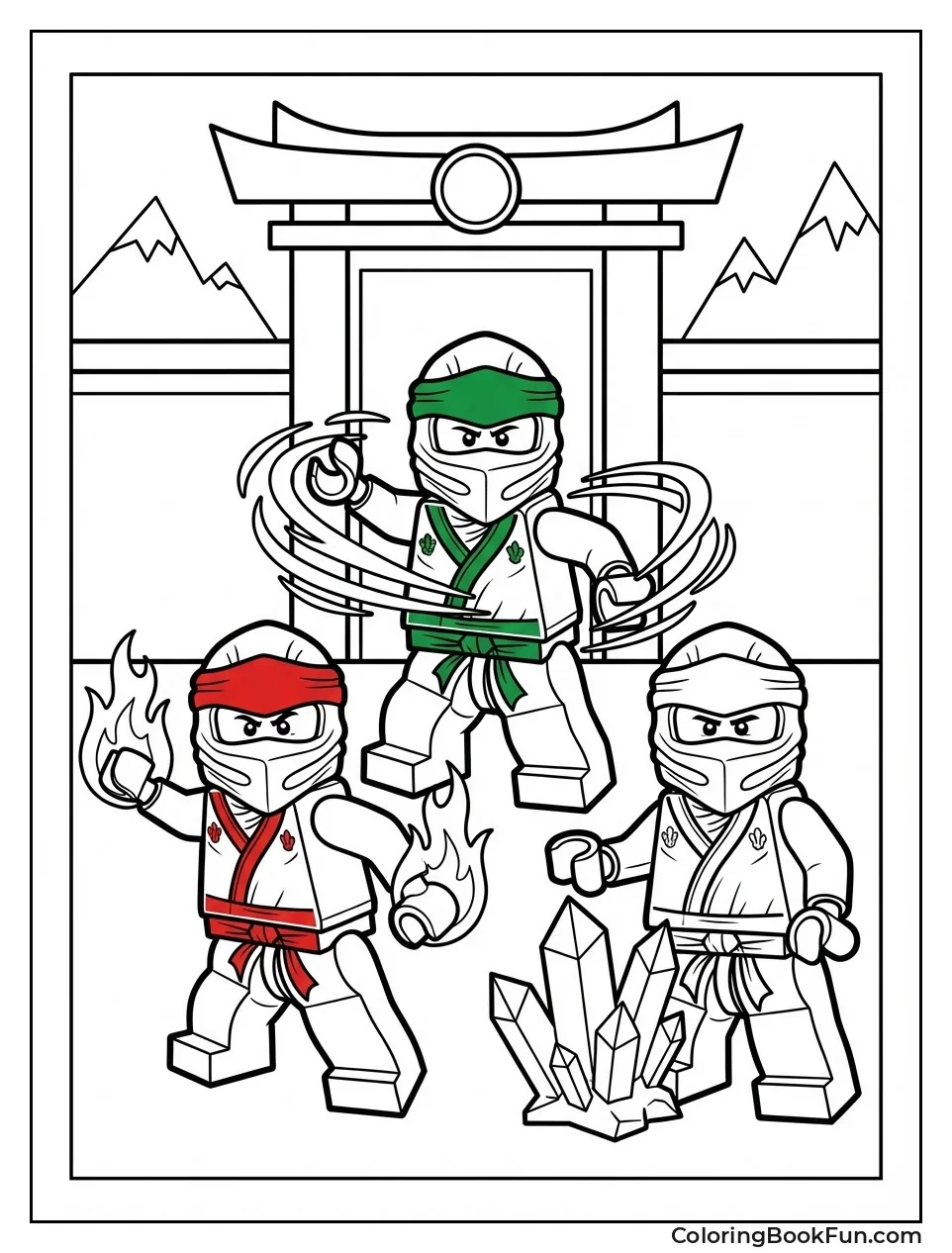 Lego Ninjas Team Up