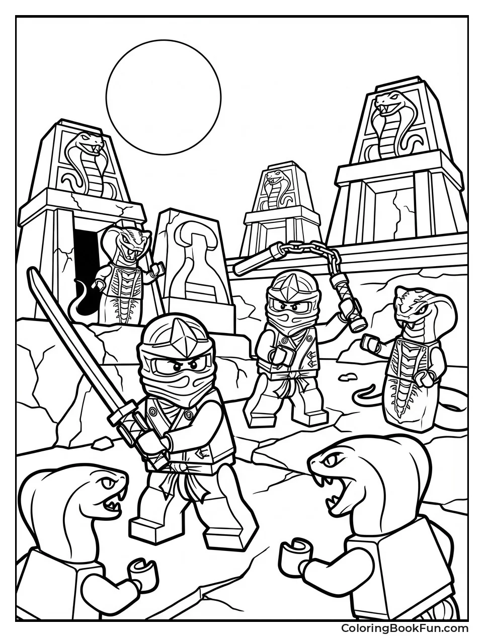 Serpentine Attack from Tombs