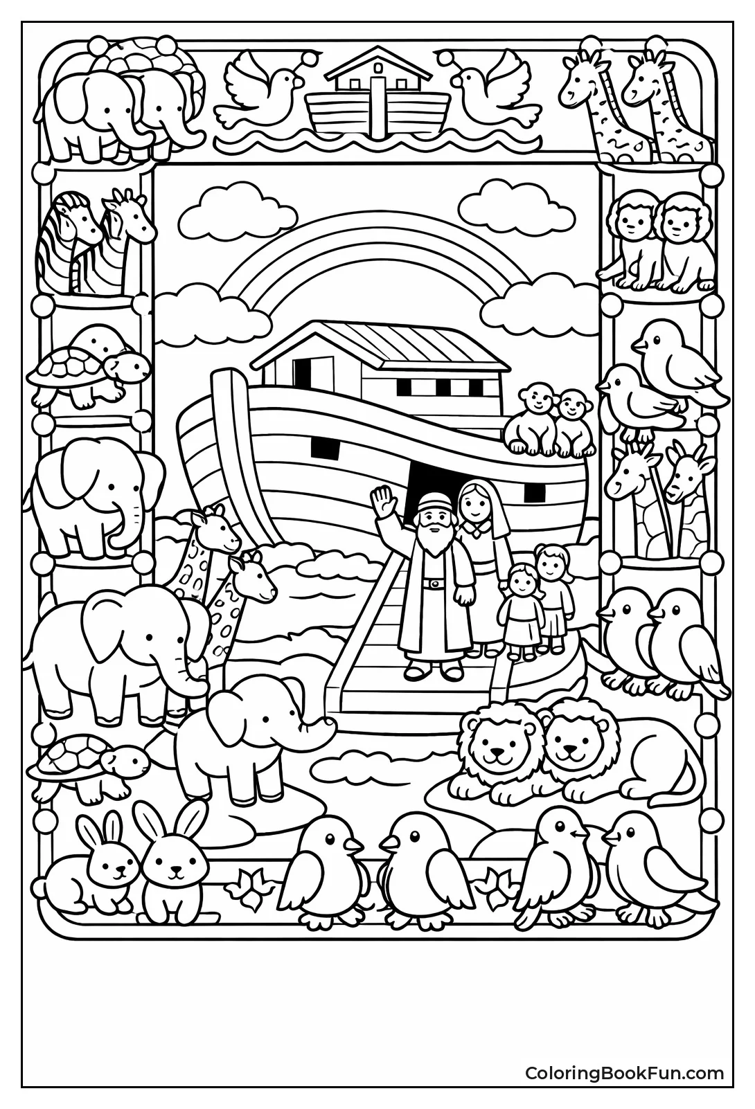 Animals Border the Page