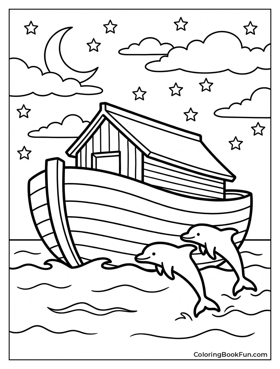 Ark Glides Calm Waters