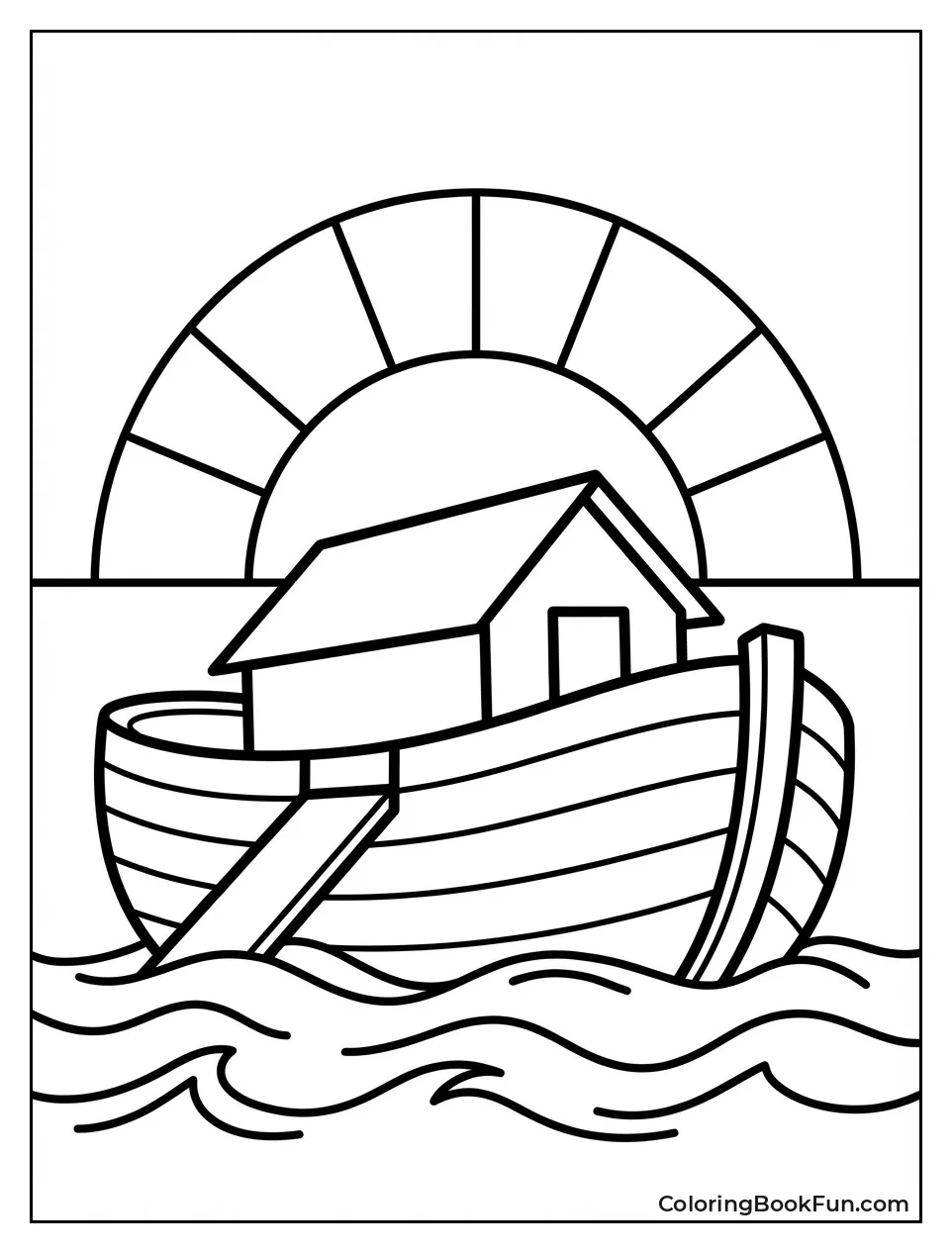 Ark Silhouette at Sunrise