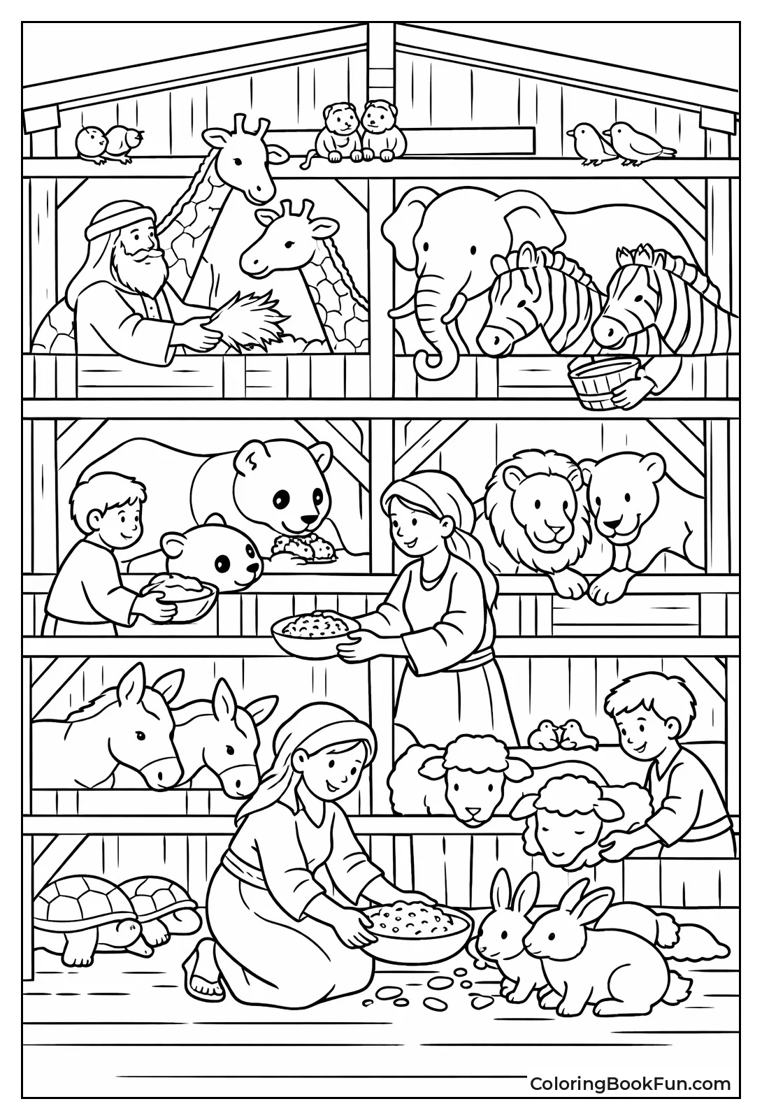 Animals Eat Inside Ark