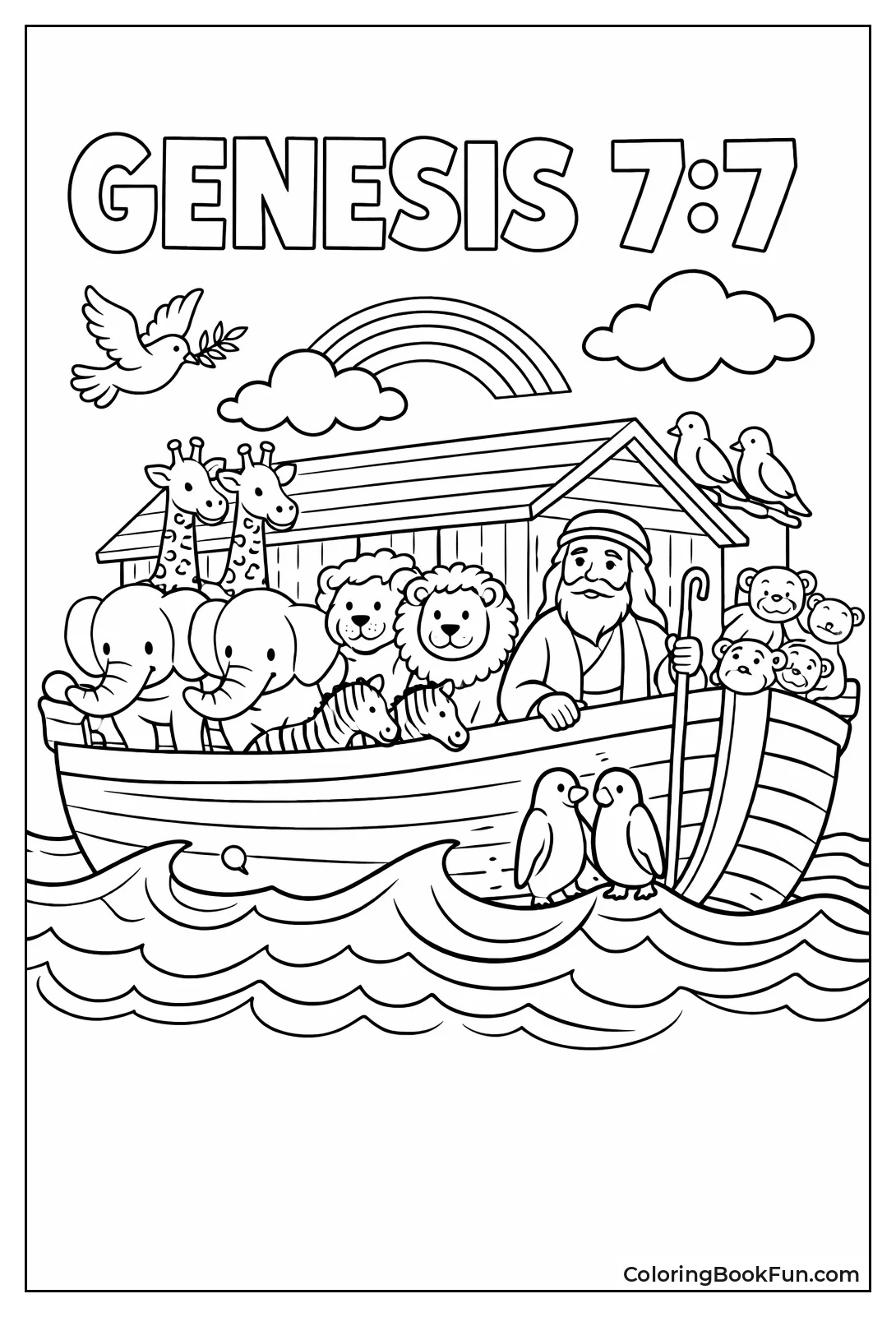 Ark Scene Bible Verse