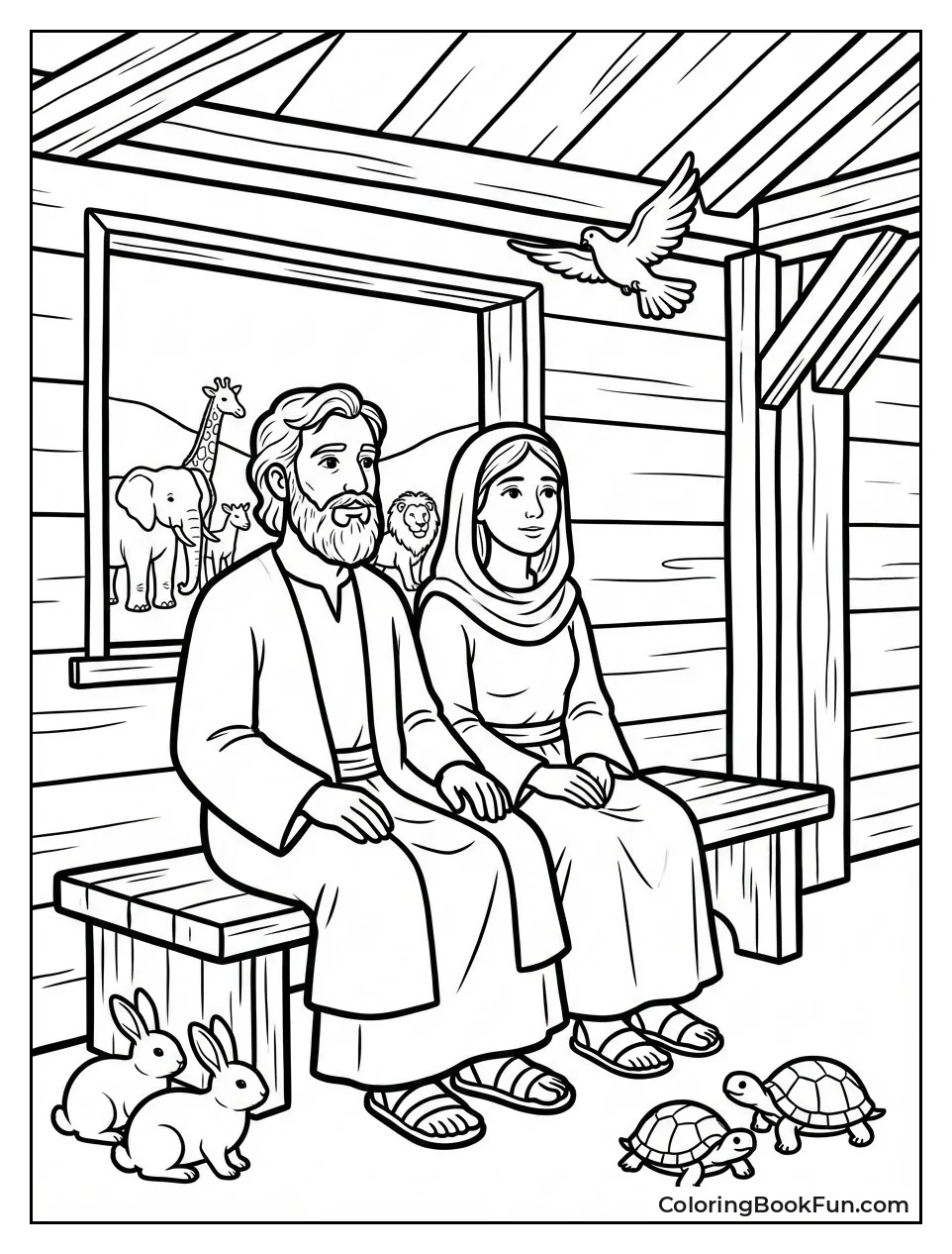 Noah Waits Calmly Inside