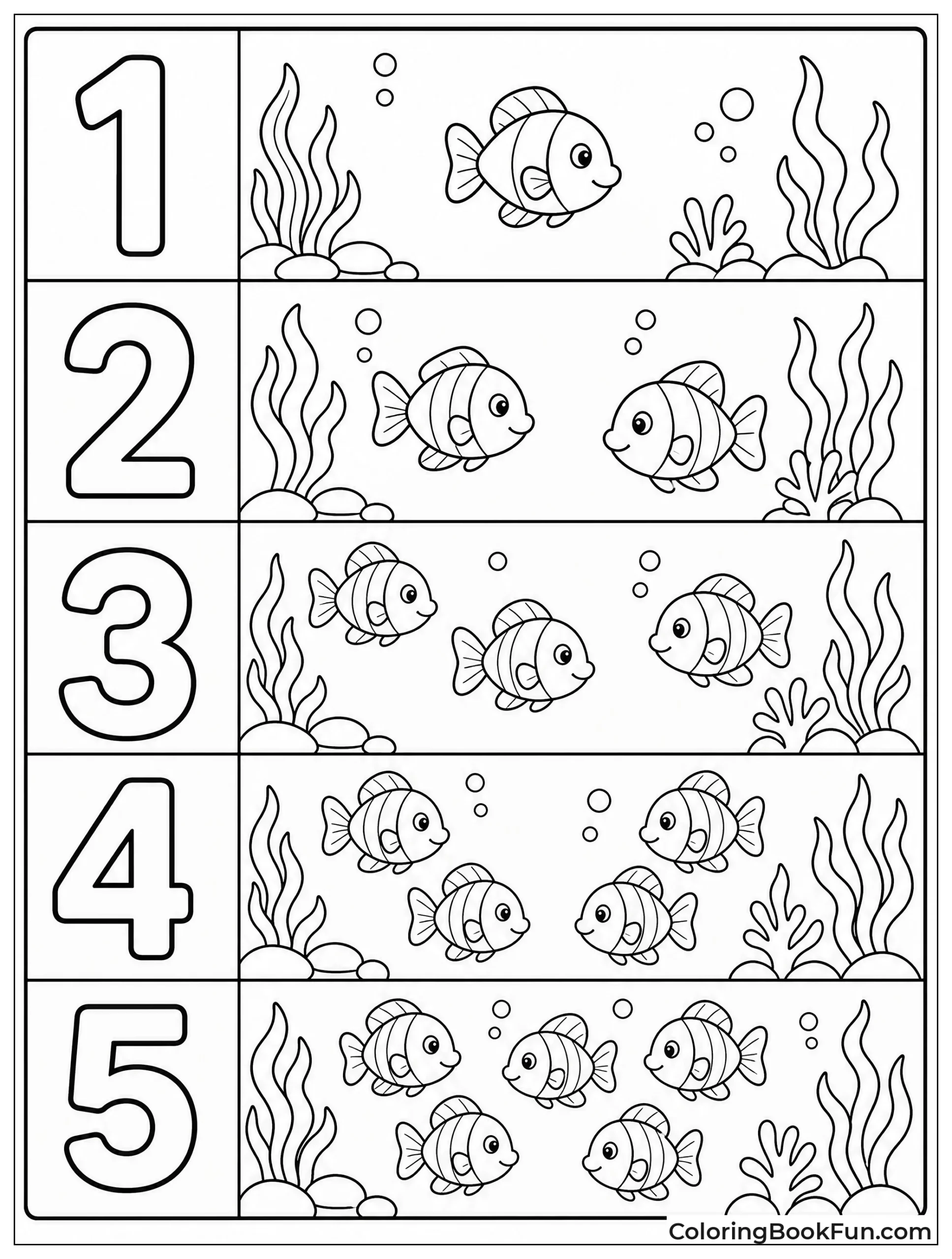 Fish Schools Counting Underwater