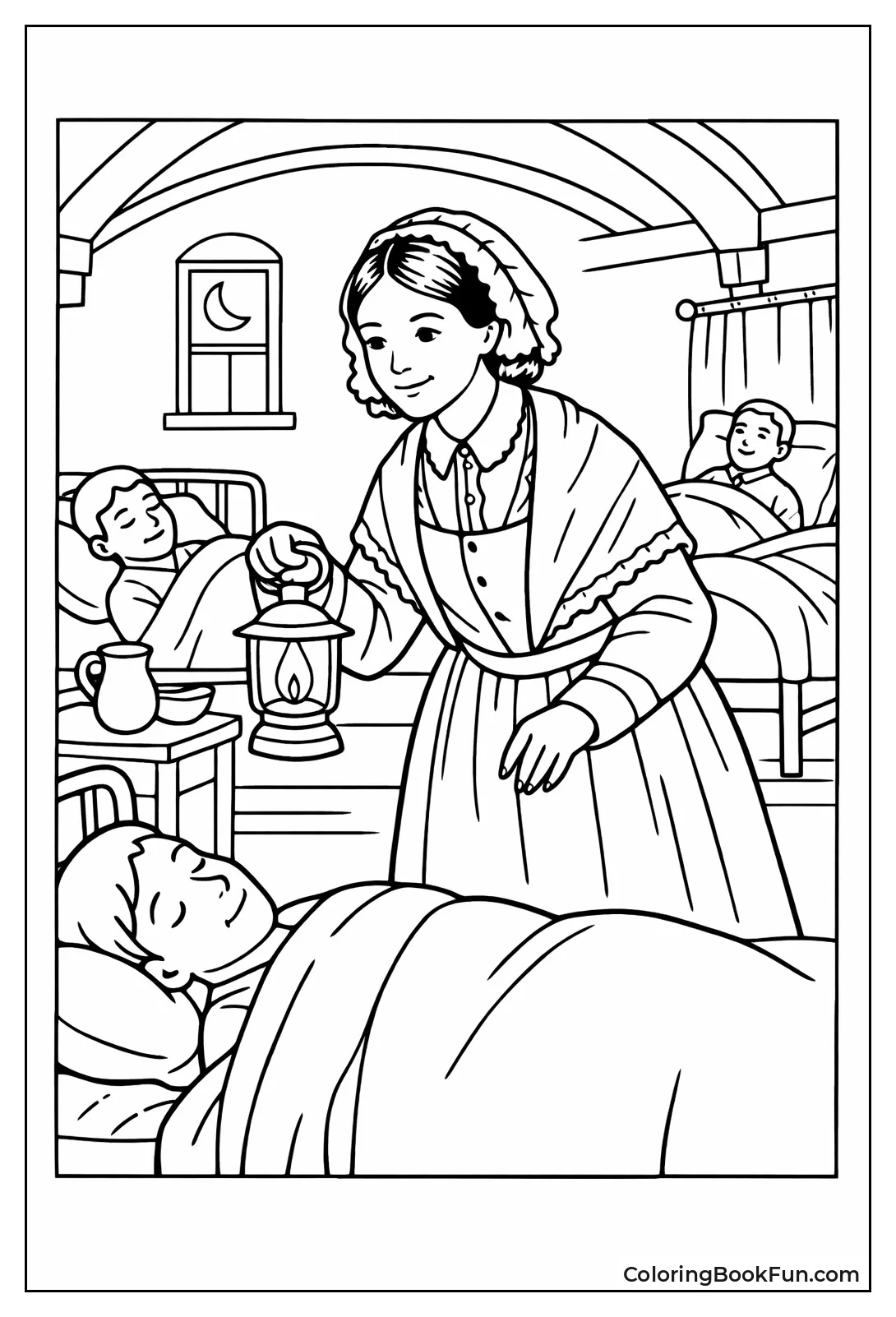 Florence Nightingale with Lamp