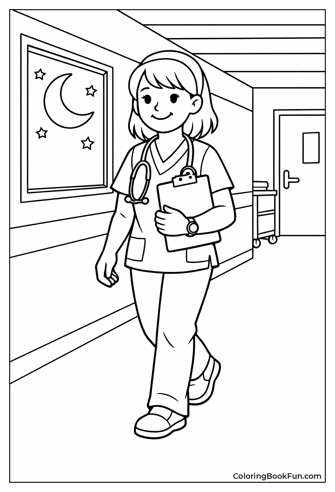 Nurse on Night Rounds