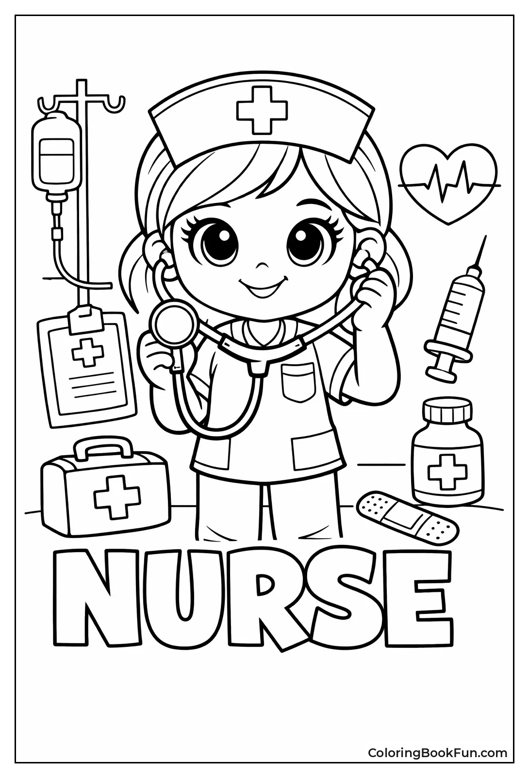 Nurse Listening to Heartbeat