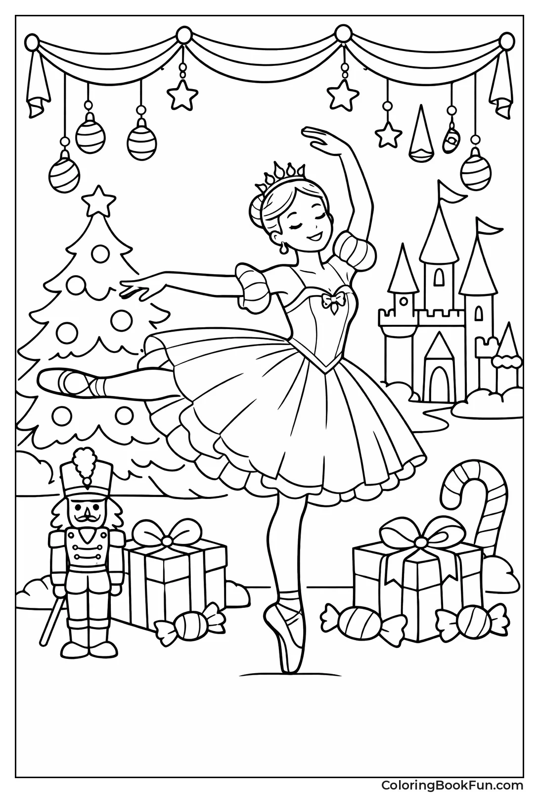 Nutcracker Ballerina Dancing