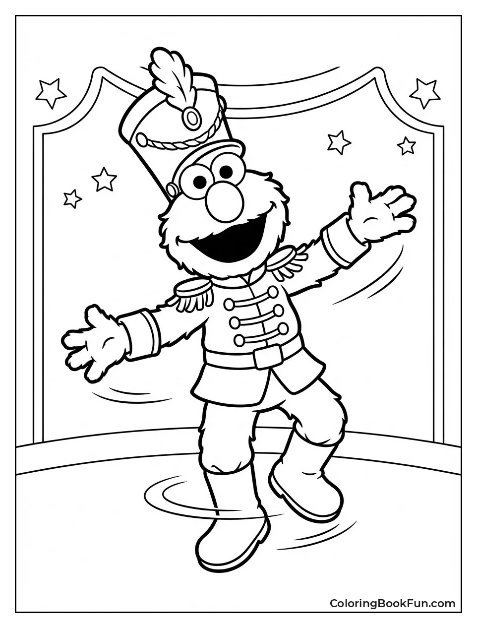 Elmo Twirls in Ballet Costume