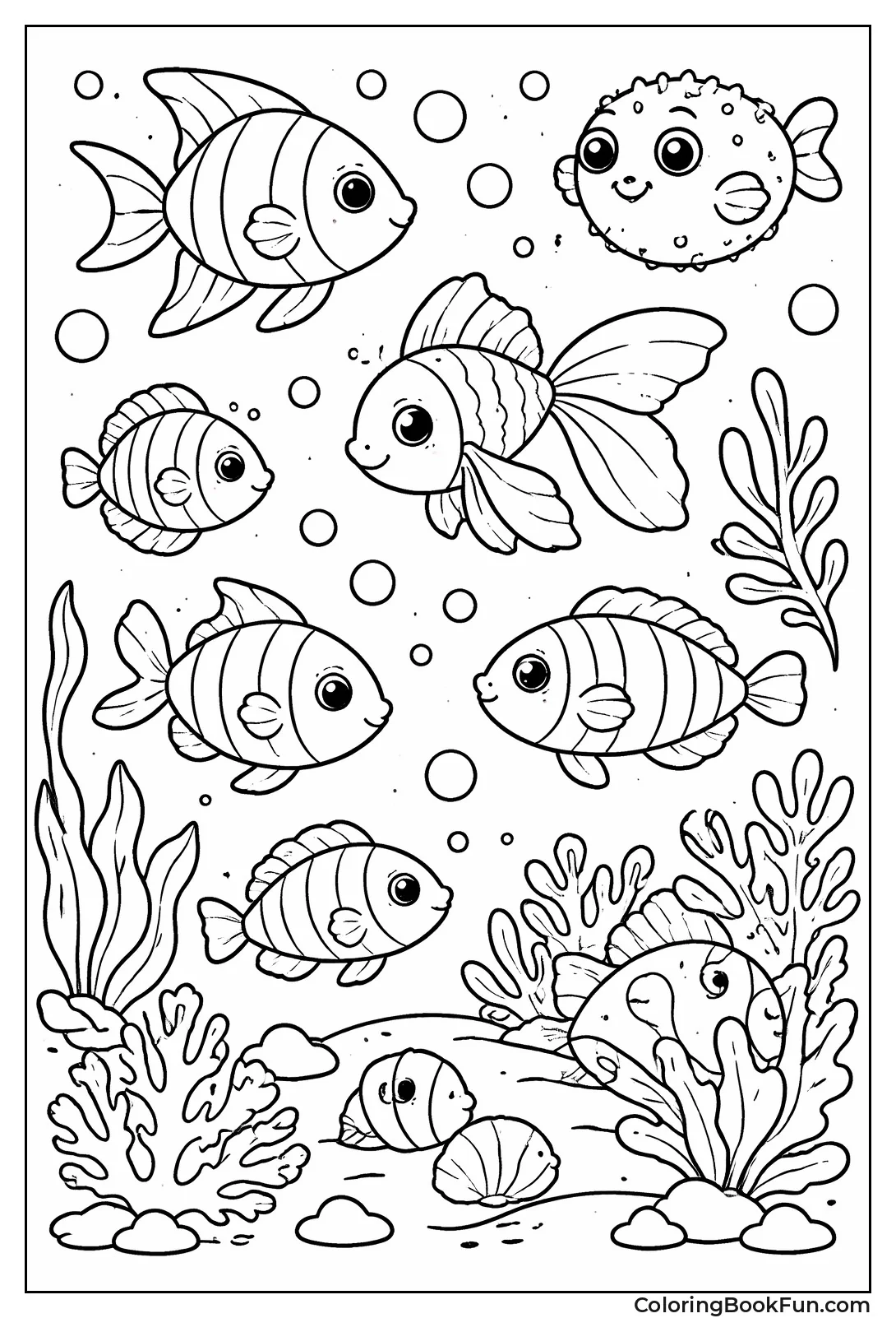 Ocean Fish Swim Free