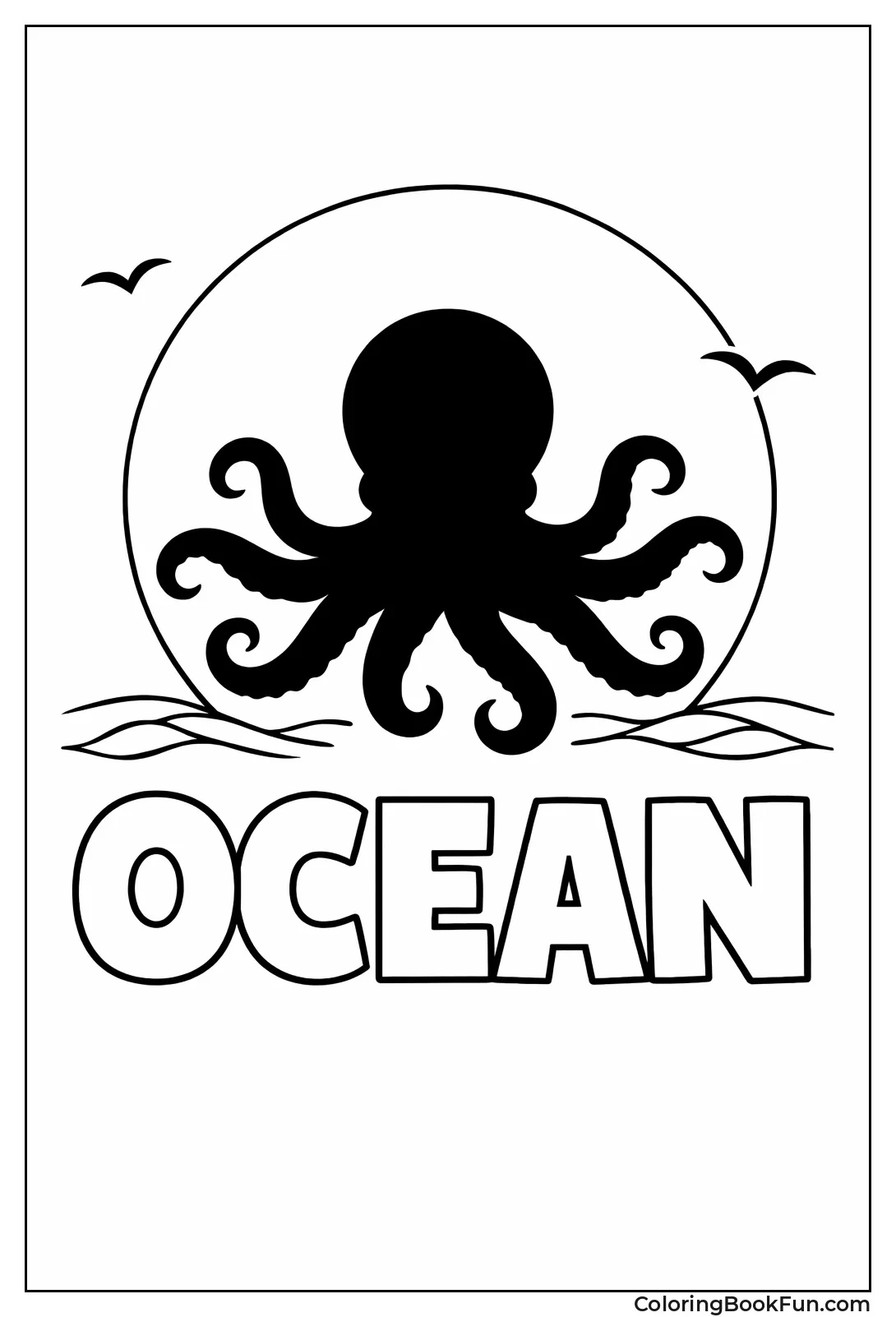 Ocean Floor Silhouette