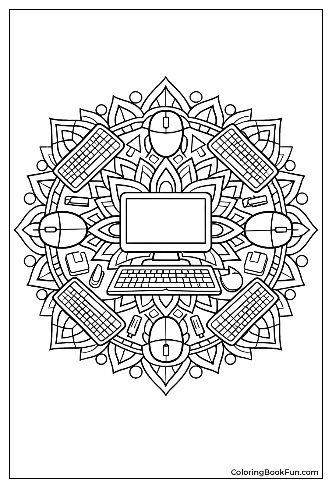 Computer Mandala Design