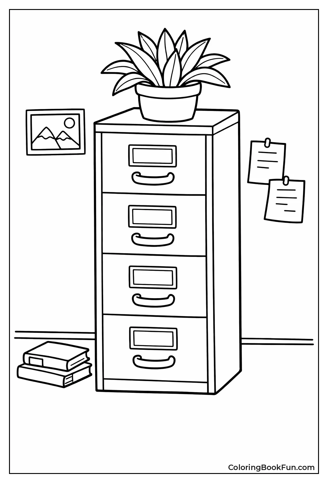 Tall Filing Cabinet Plant