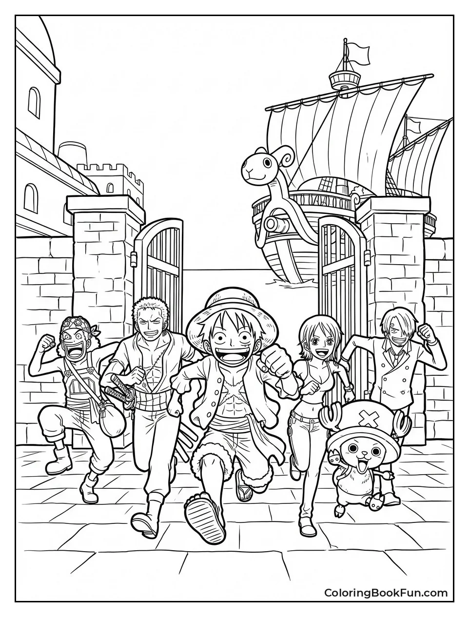 Straw Hats Storm Enies Lobby