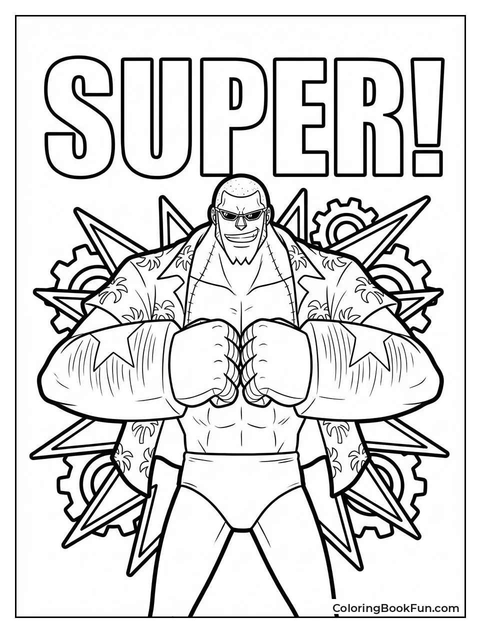 Franky Strikes Super Pose