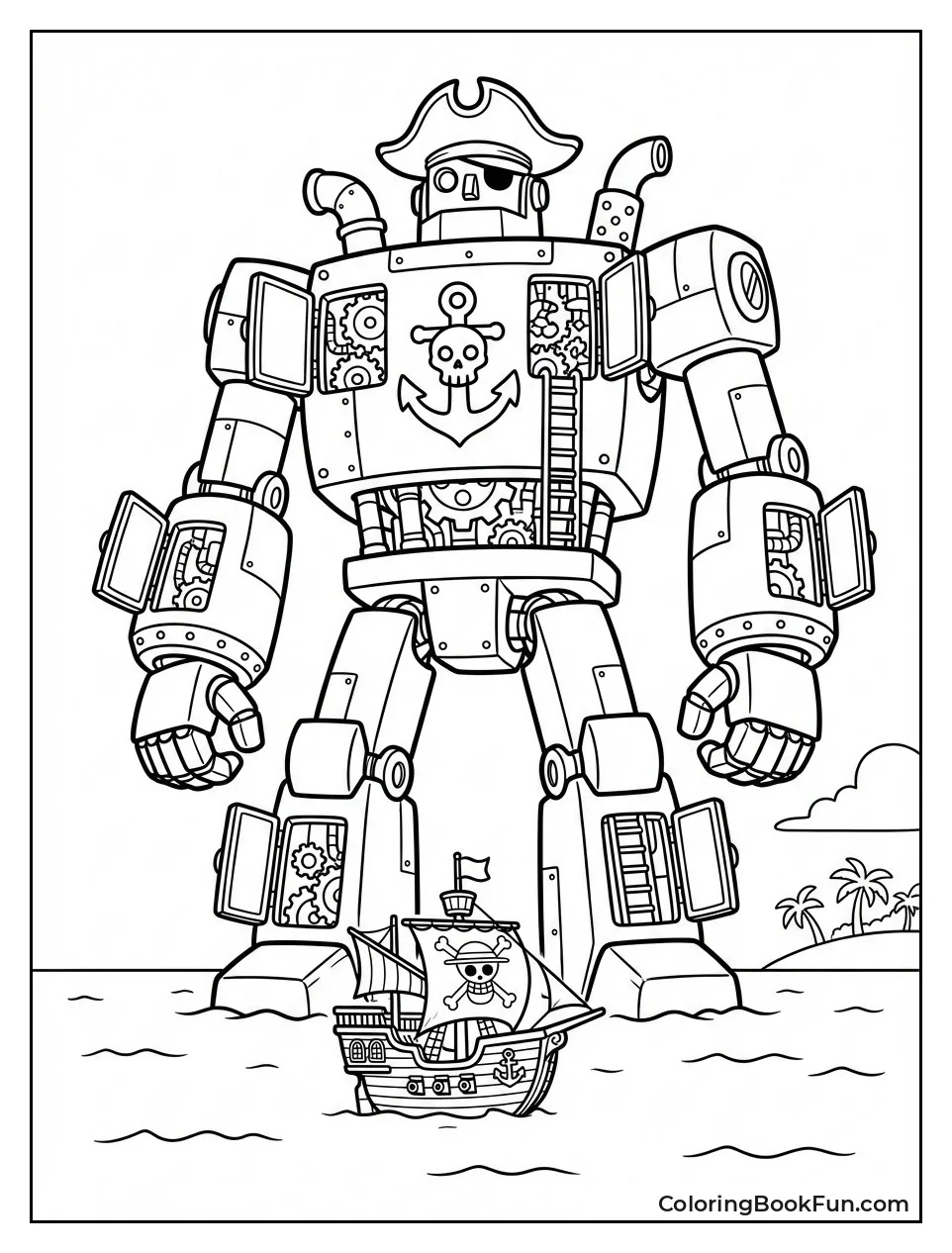 Franky Robot Stands Tall