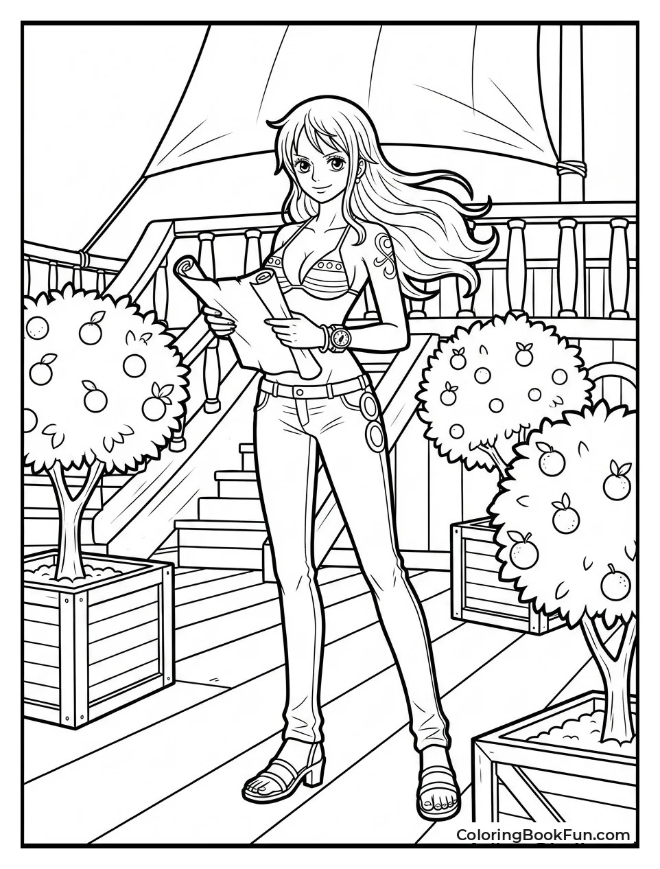 Nami Tends Tangerine Grove