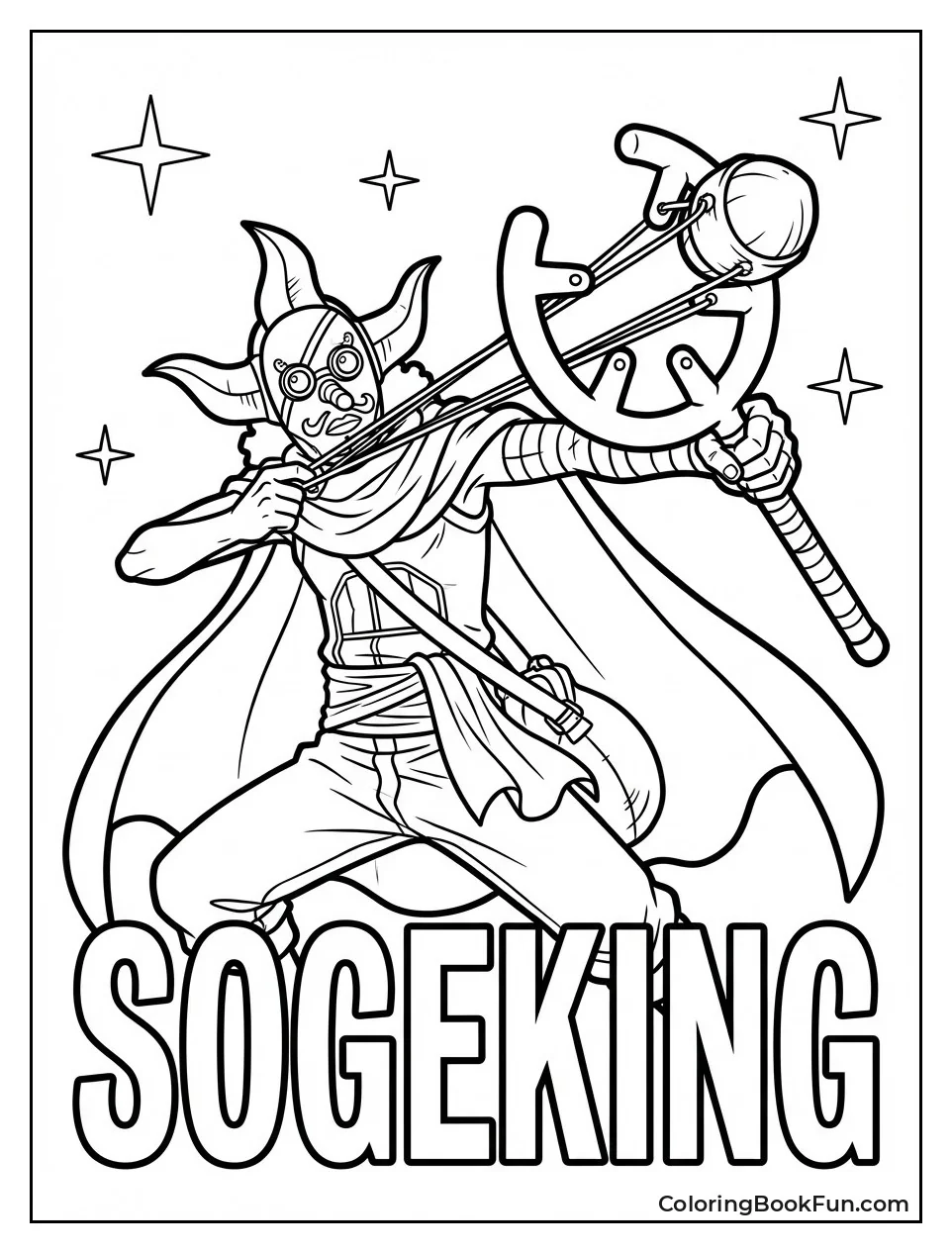 Sogeking Aims Giant Slingshot