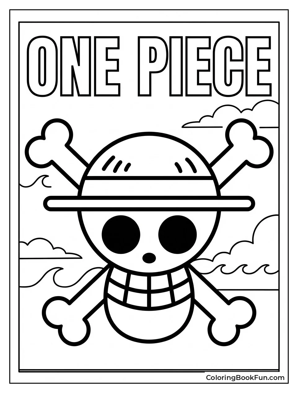 Straw Hat Skull Logo Stands Tall