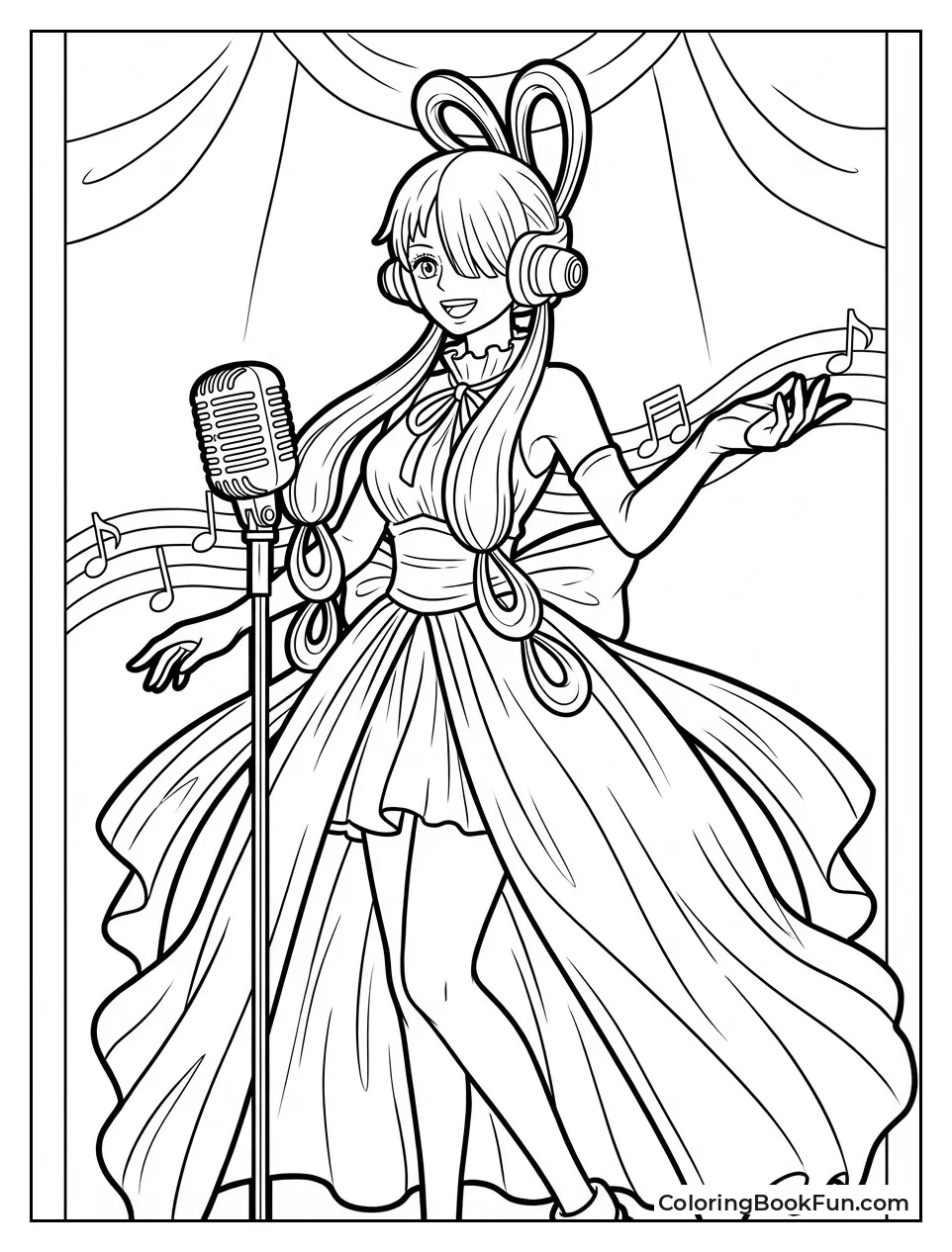 Uta Sings in Fancy Dress