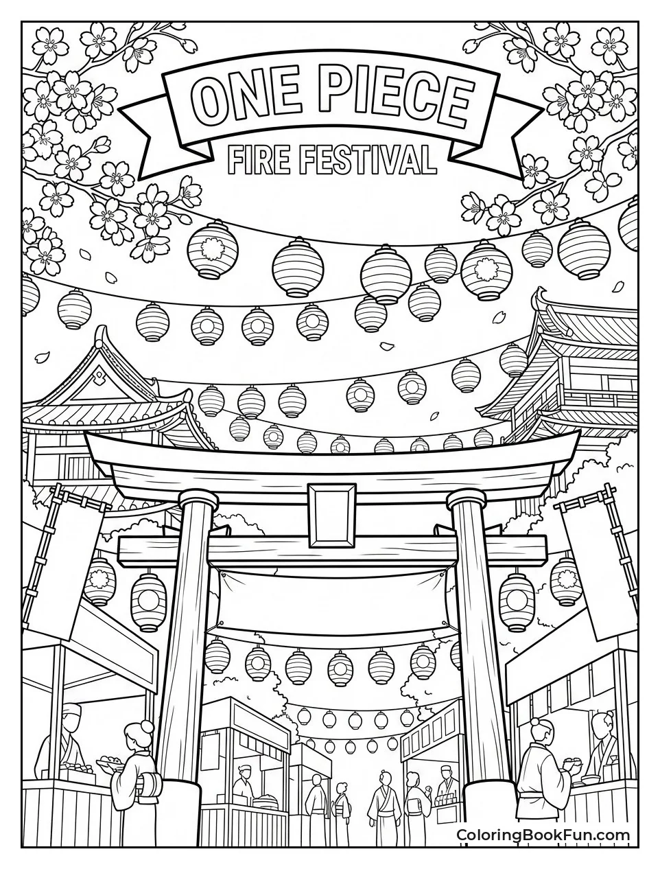 Wano Festival Lanterns Glow