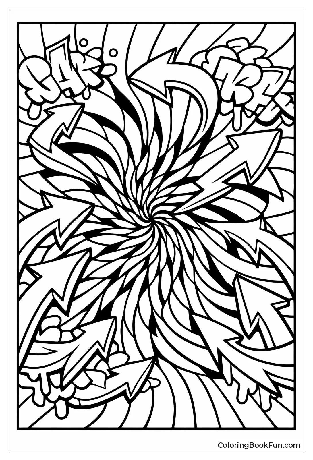 Wavy Graffiti Lines Move