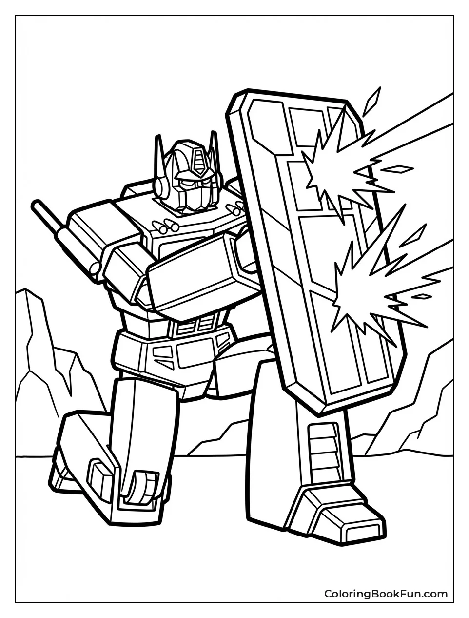 Optimus Blocks with Shield