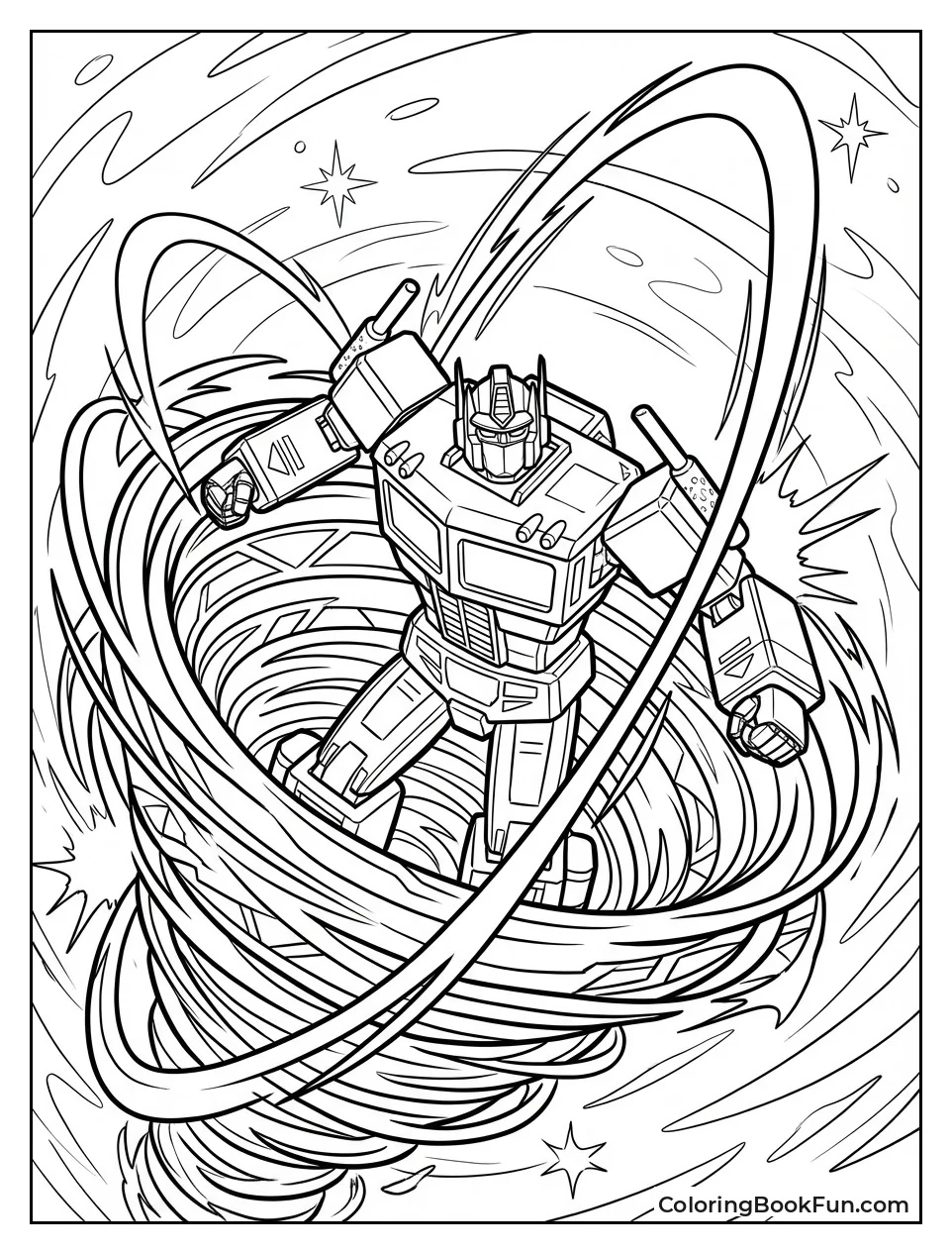 Optimus Travels Space Bridge