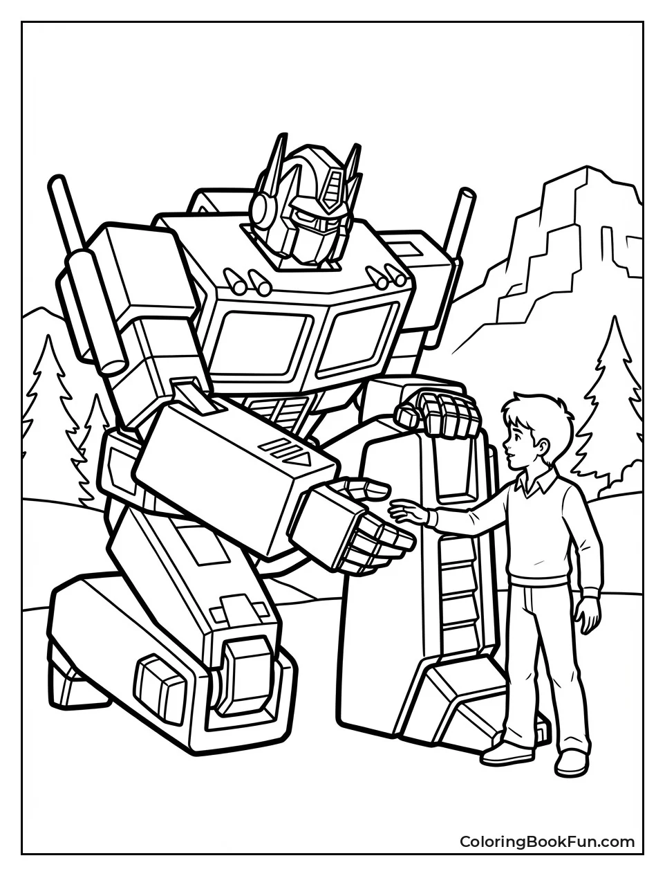 Optimus Friends with Spike