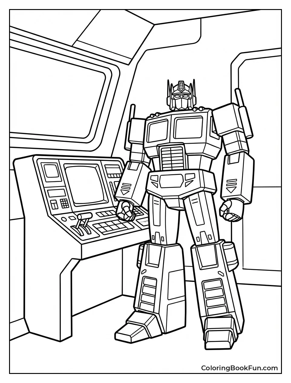 Optimus at Ark Console