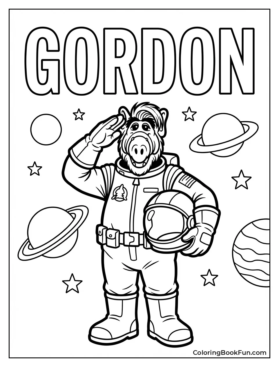 ALF Salutes in Uniform