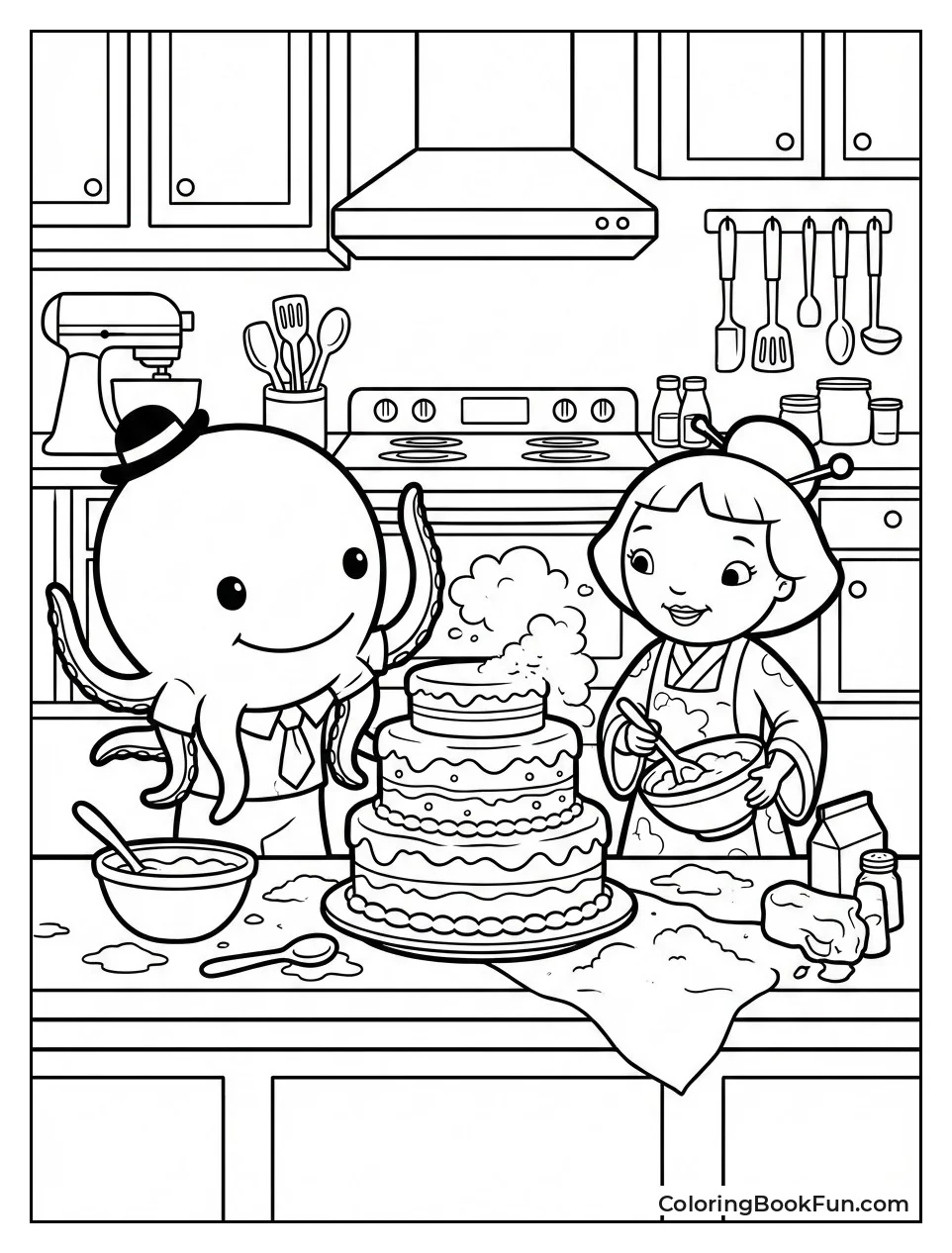 Baking Giant Cake Together