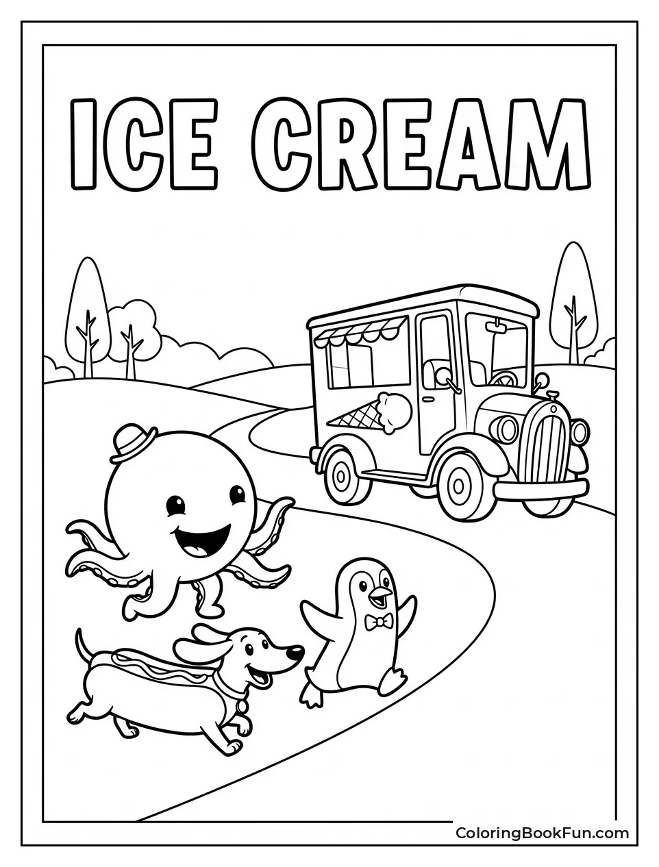 Chasing Ice Cream Truck