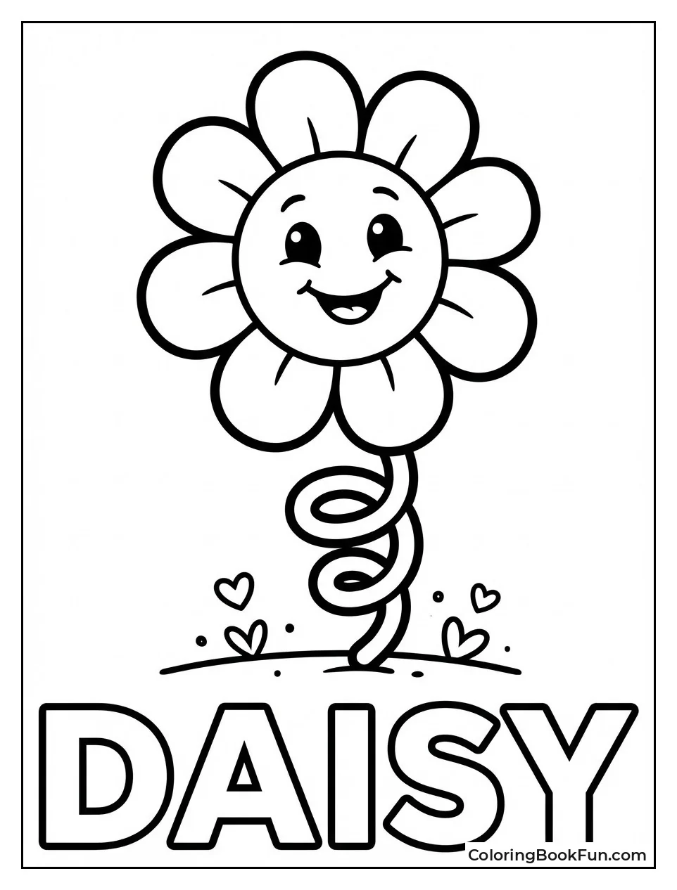 Smiling Daisy Flower Petals