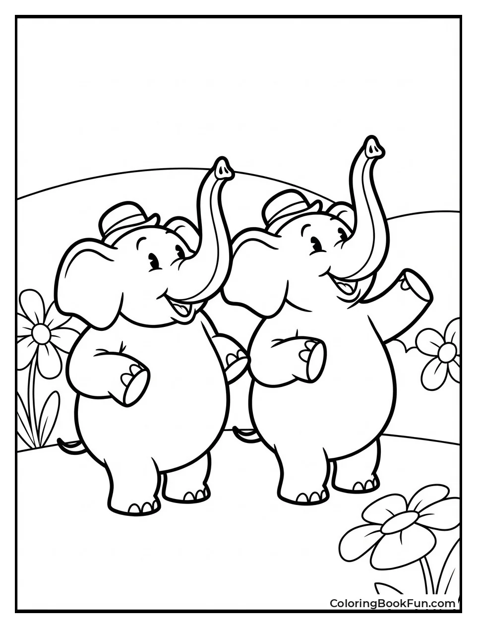 Elephants Trumpet Together